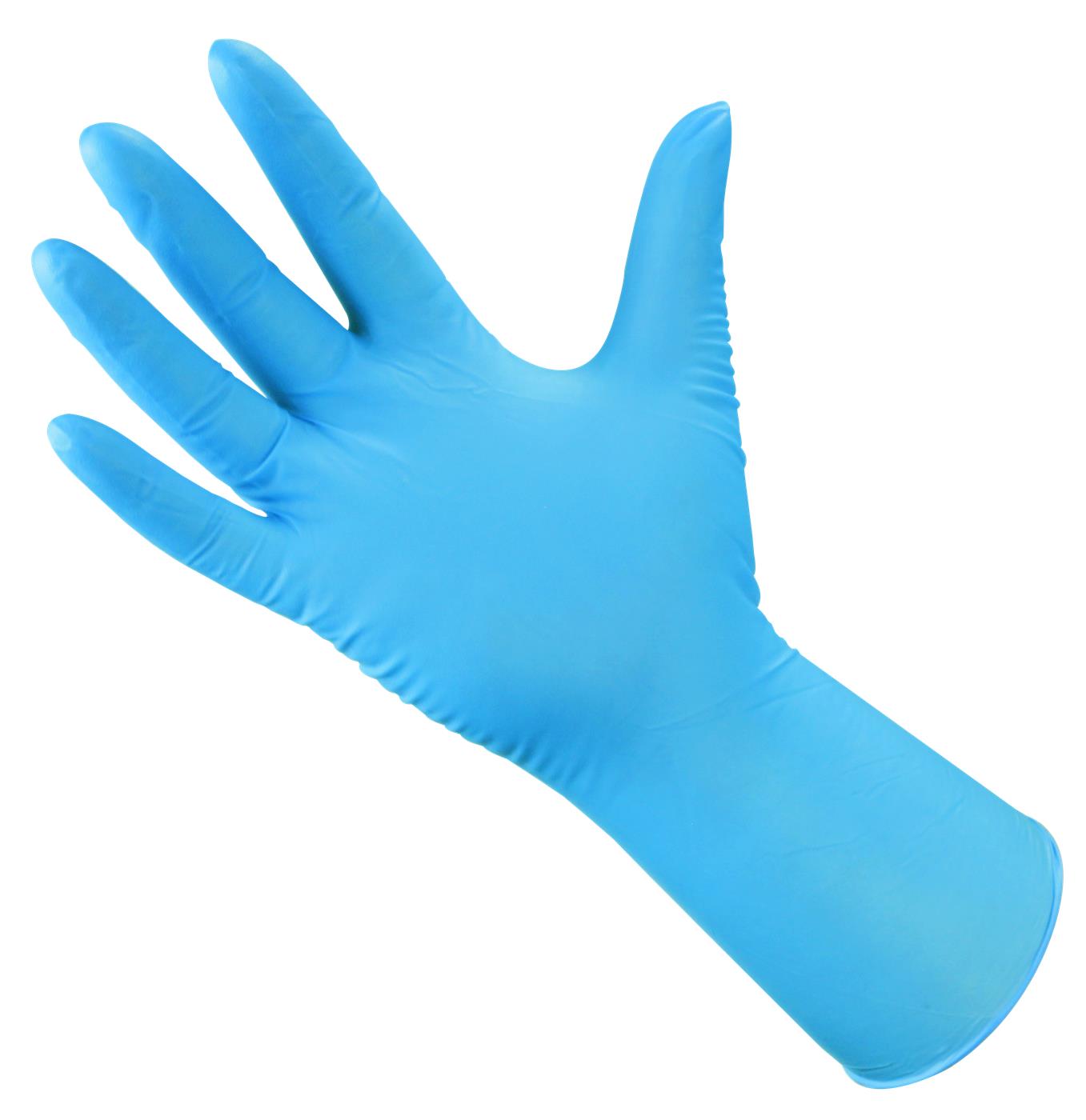 ASAP X-tra Thick X-Tended Blue Nitrile Gloves
