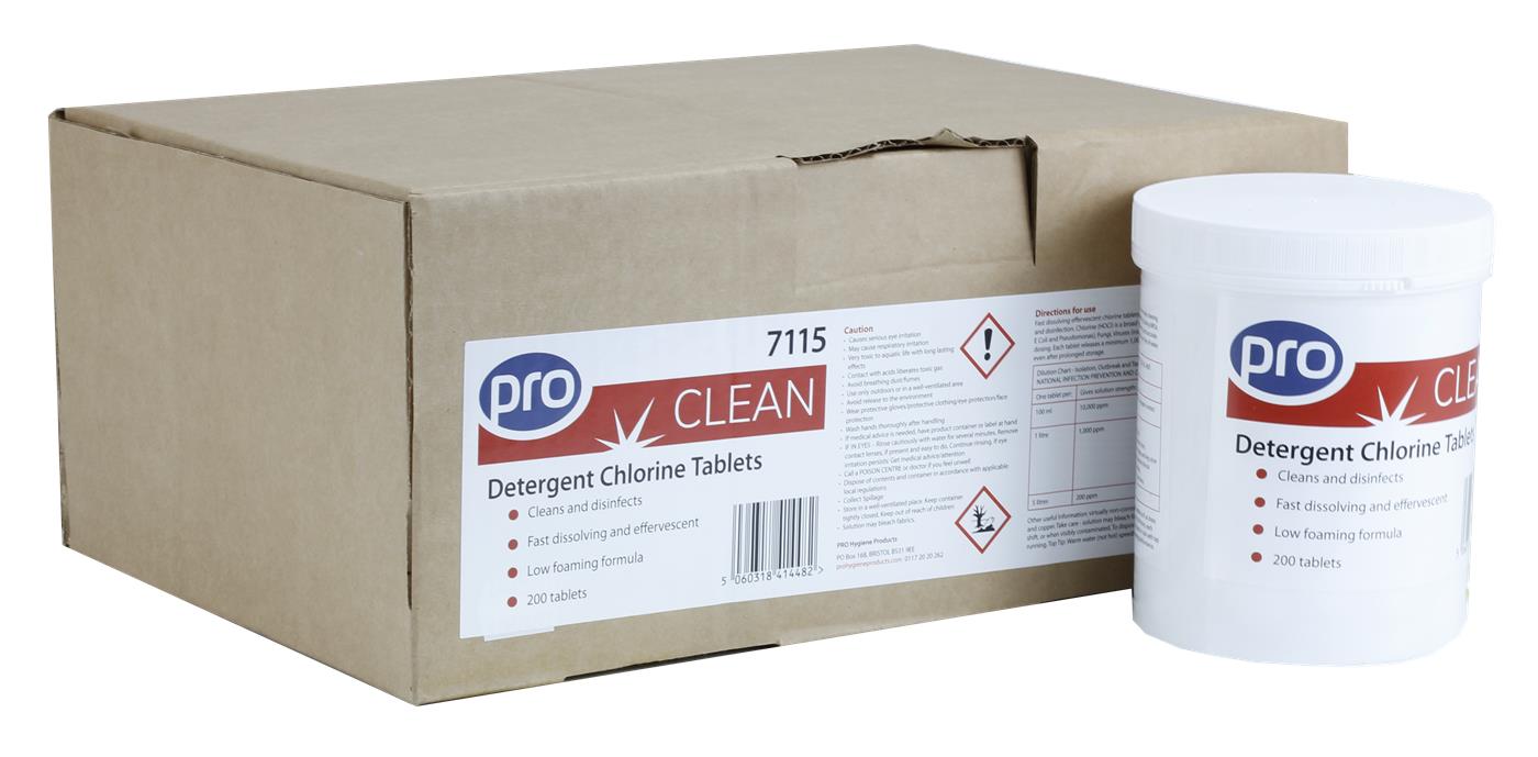 PRO Detergent Chlorine Tablets