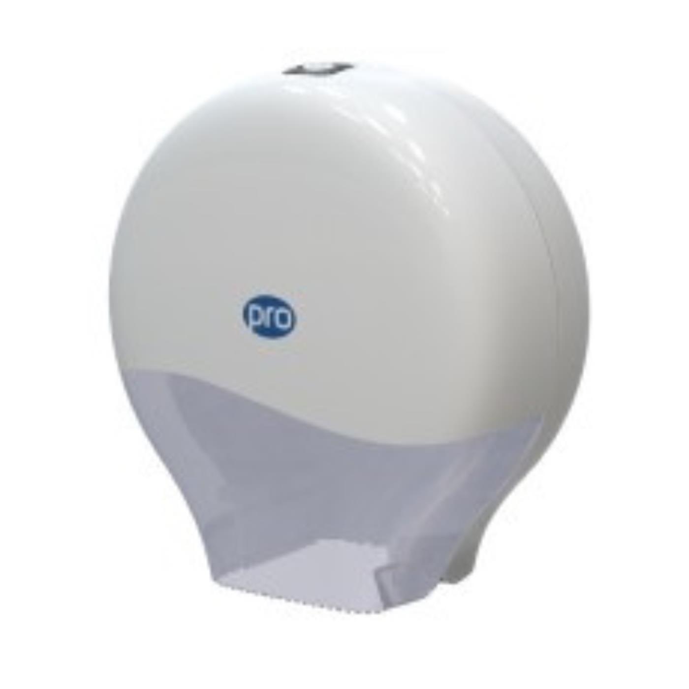 PRO Jumbo Toilet Roll Dispenser White