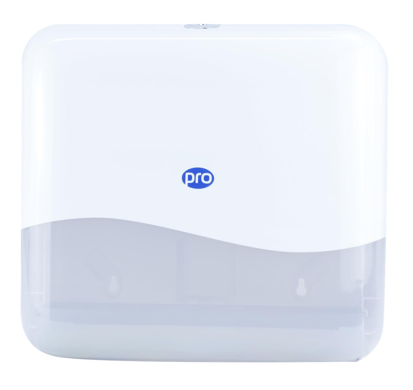 PRO Z & M Fold Hand Towel Dispenser White