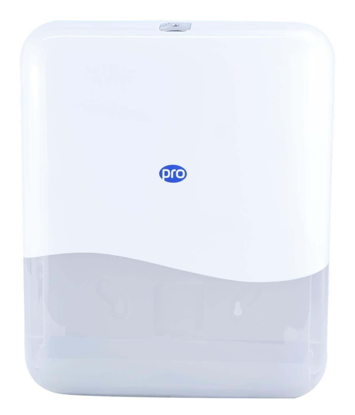 PRO Tall V Fold Hand Towel Dispenser White