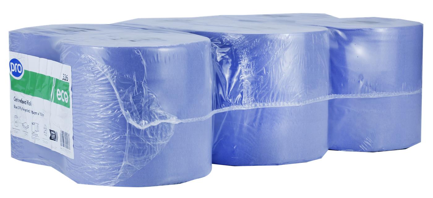 PRO 2 Ply Centrefeed Roll 16.5cm x 150m