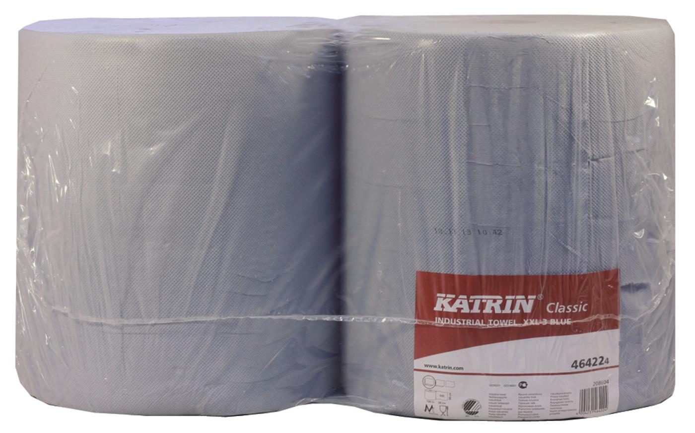 Katrin Classic XXL 3 Ply Blue Industrial Wiping Roll