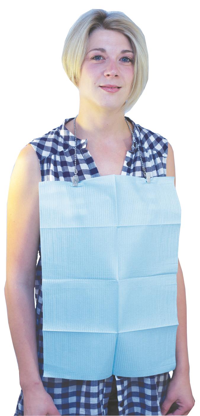 Rectangular Dental Bibs 33 x 45cm