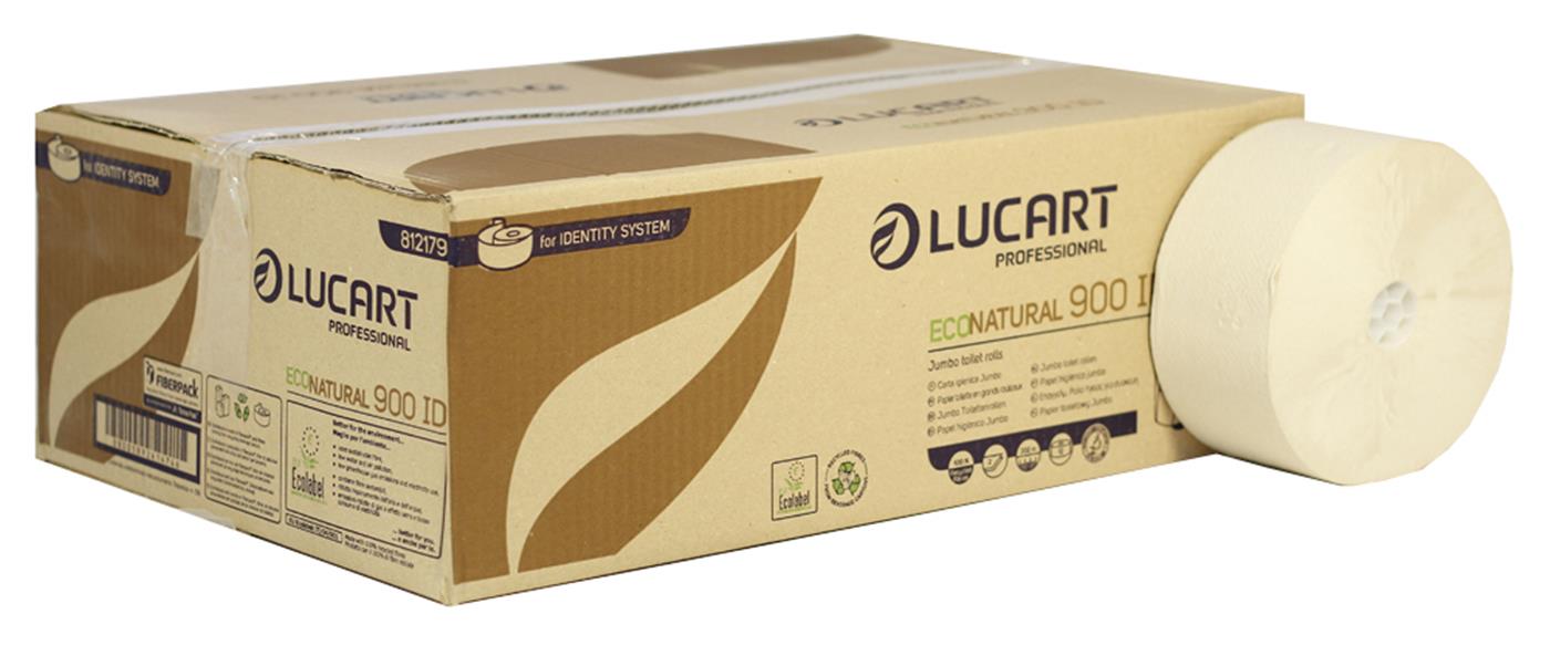 Lucart IDENTITY EcoNatural 2 Ply Toilet Tissue