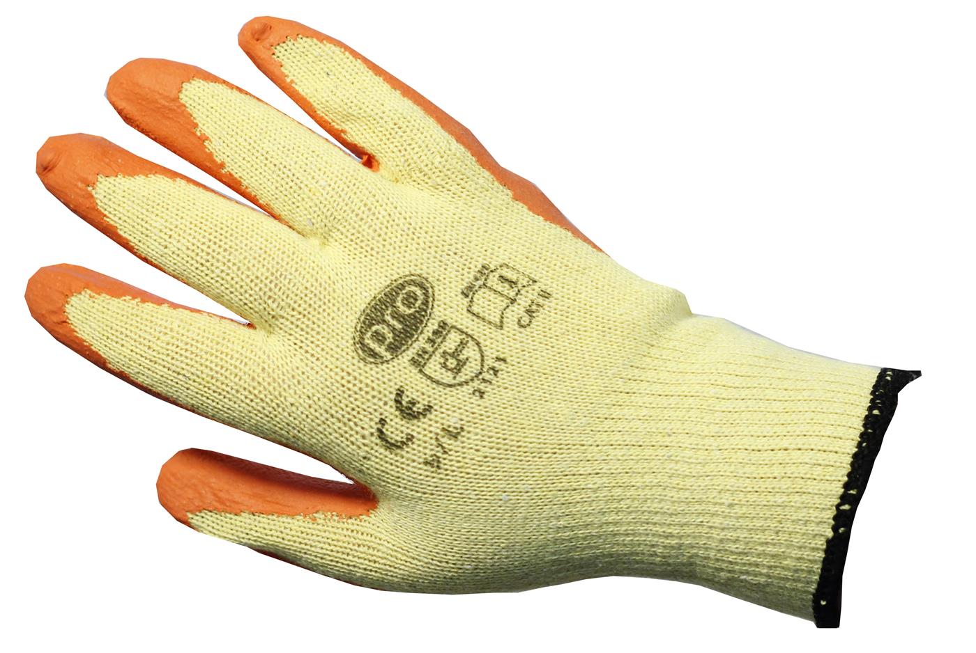 PRO Orange Gripper Gloves