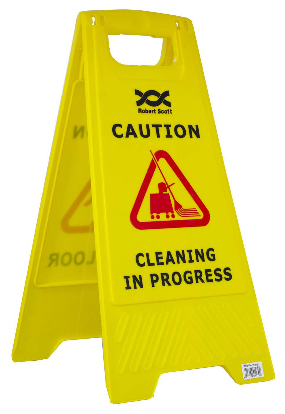 caution cleaning in progress sign