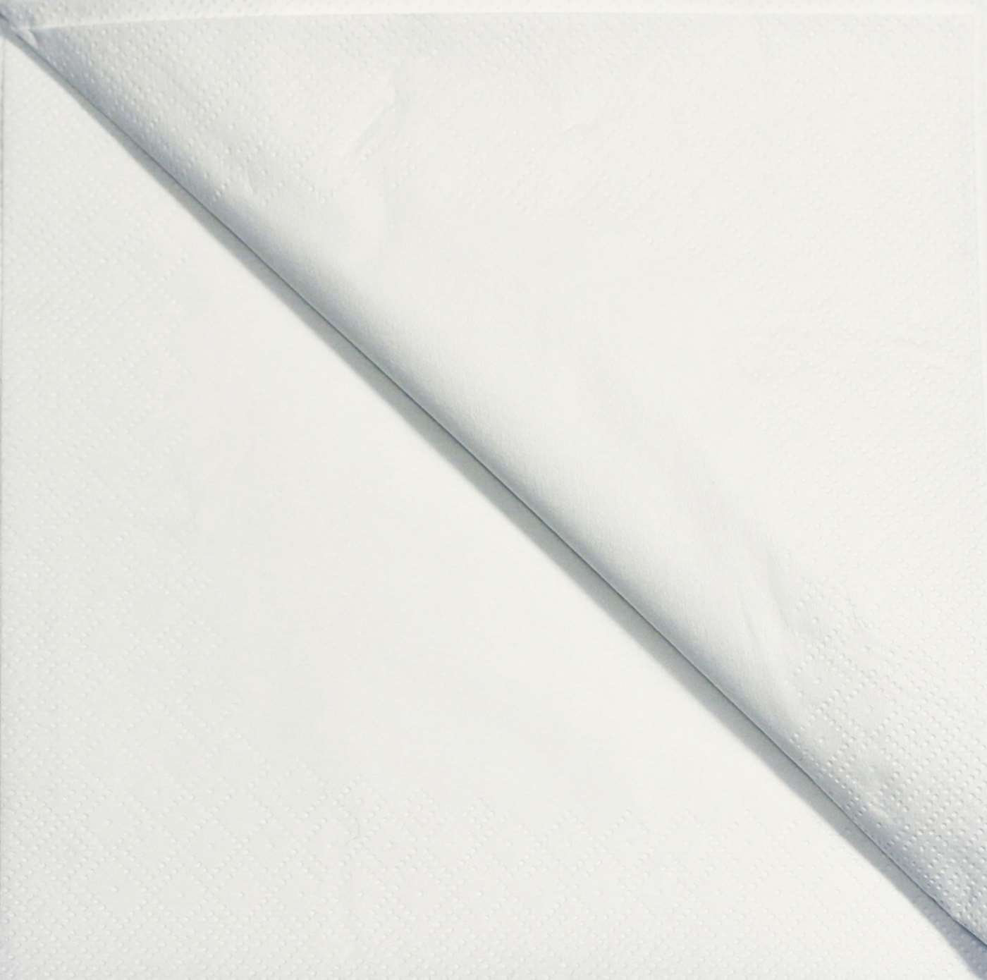 40cm 3 Ply White Napkin