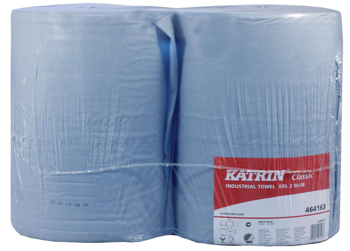 Katrin Classic XXL 2 Ply Blue Industrial Wiping Rolls