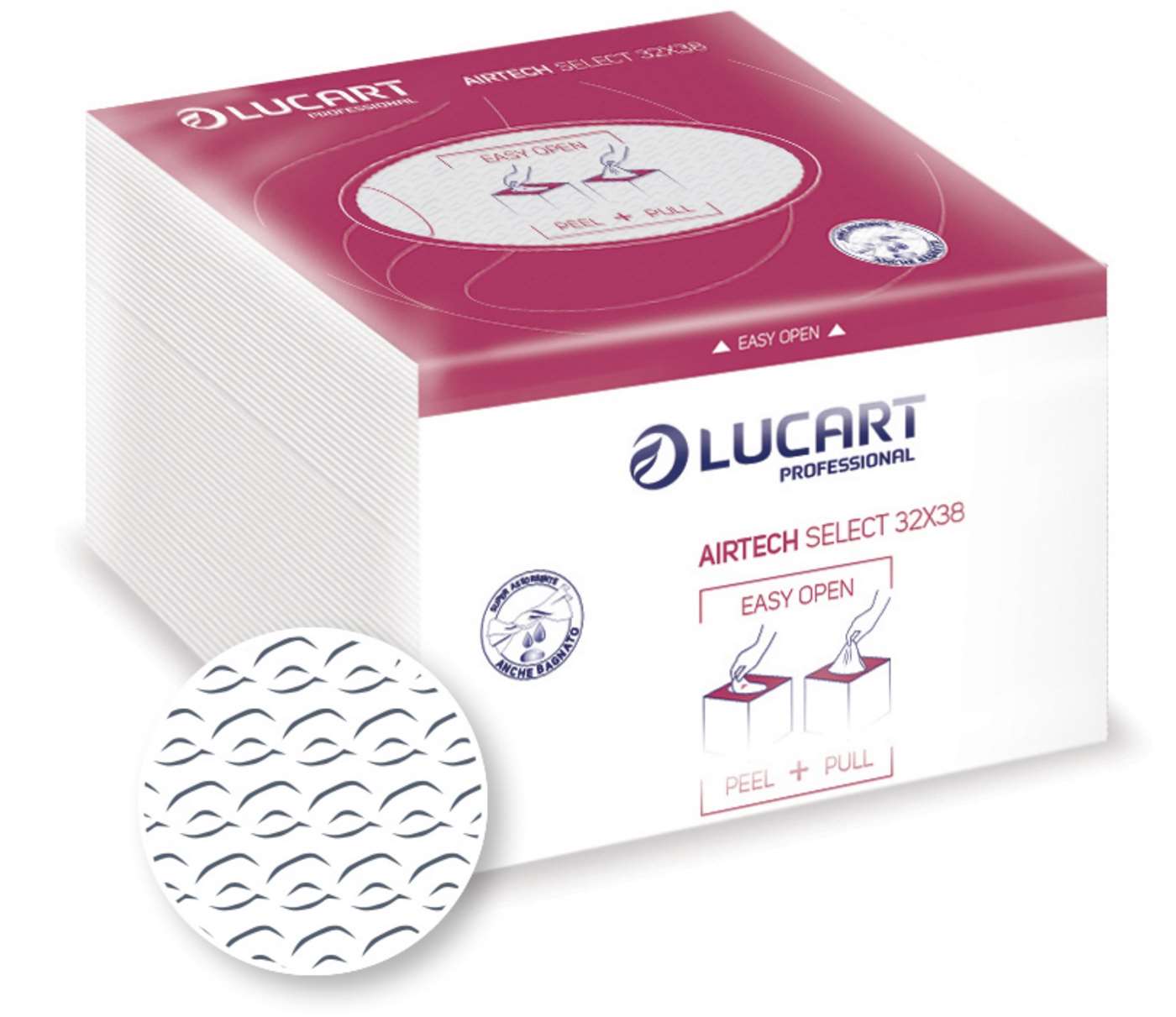 Lucart Airtech Airlaid Quarter Fold Thick Cloths