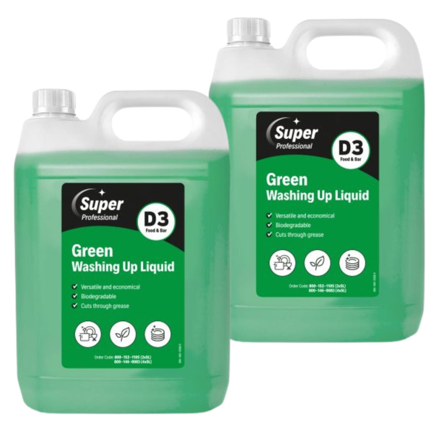 Green Washing Up Liquid D3