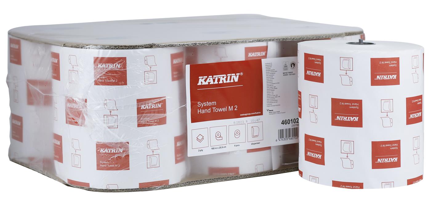 Katrin Classic System Paper Roll Towel M2 White 460102