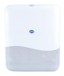 PRO Tall Z & M Fold Hand Towel Dispenser White