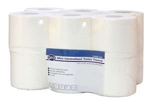PRO Mini Centrefeed Toilet Rolls