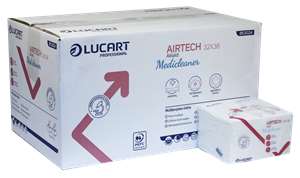 Lucart Airtech White Airlaid Cloths 32 x 38cm
